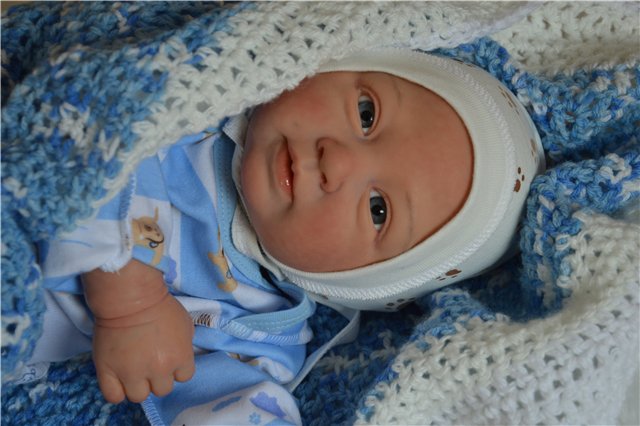 Малыш реборн с ямочкой — Куклы Реборн (Reborn): работы мастеров