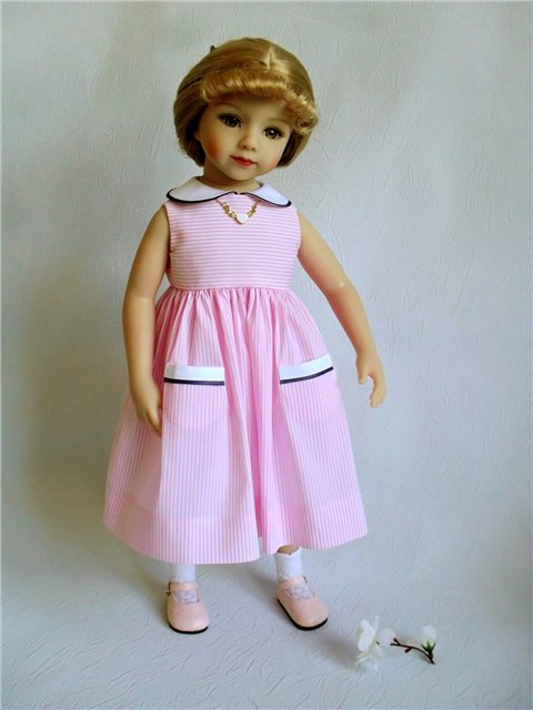 "Кто может быть тебя прелестней?!" Джейми и платье "Голубка". Куклы Maru & friends