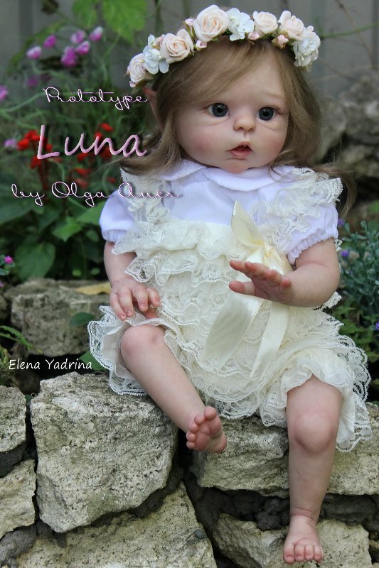 Моя Луна. Прототип Luna by Olga Auer. Куклы реборн Елены Ядриной