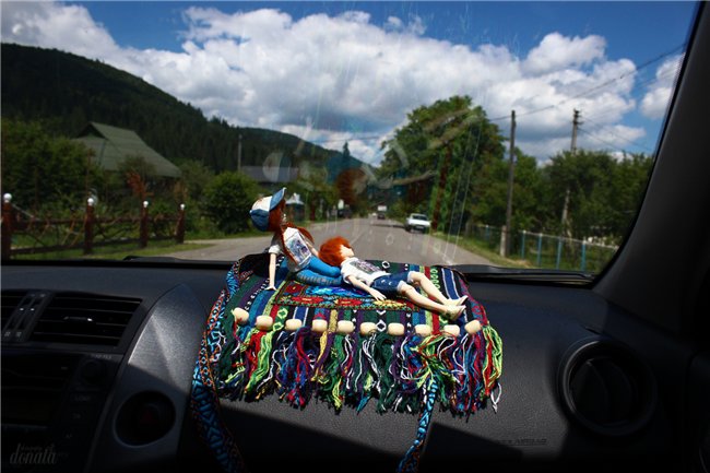 Кинко и Ринри: привет из Буковели! Nano Haruka & Pure Neemo Azone XS white, OOAK by Tocho, outfit by Yumiko Mikoto