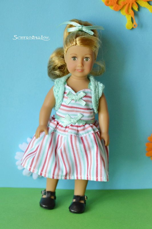 Американка приехала! Мини American Girl, полностью виниловая (фото 5)