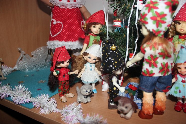 Новый год по-домашнему — Домашние коллекции кукол: фото собраний