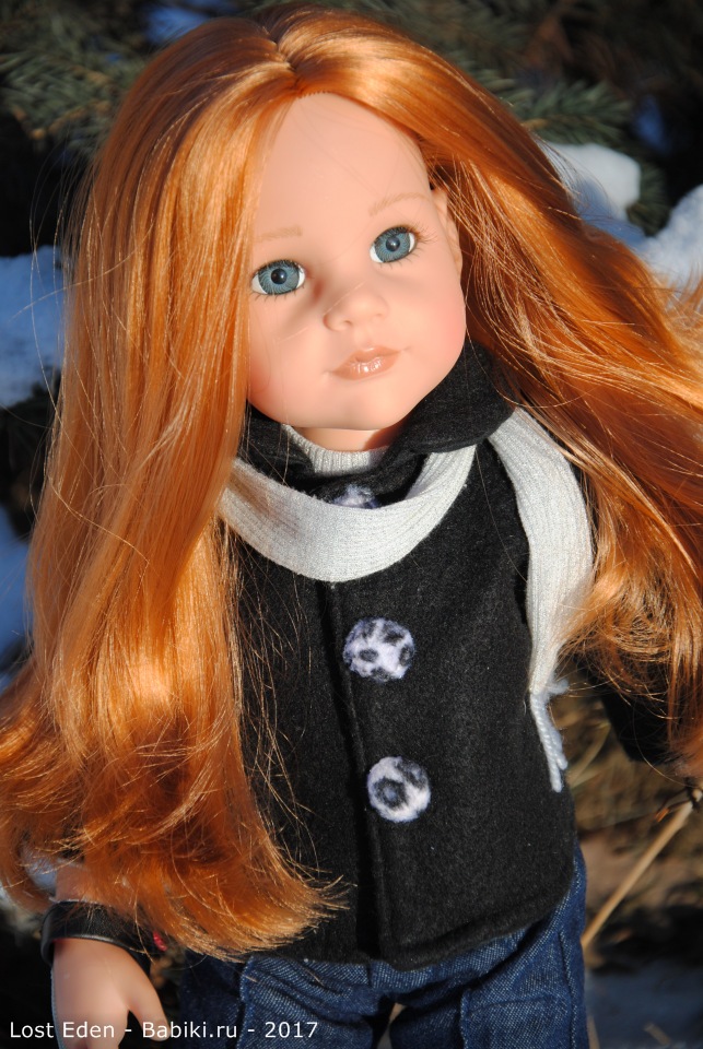 Самая красивая Рыжая. Сара с собачкой 2009 г от Gotz