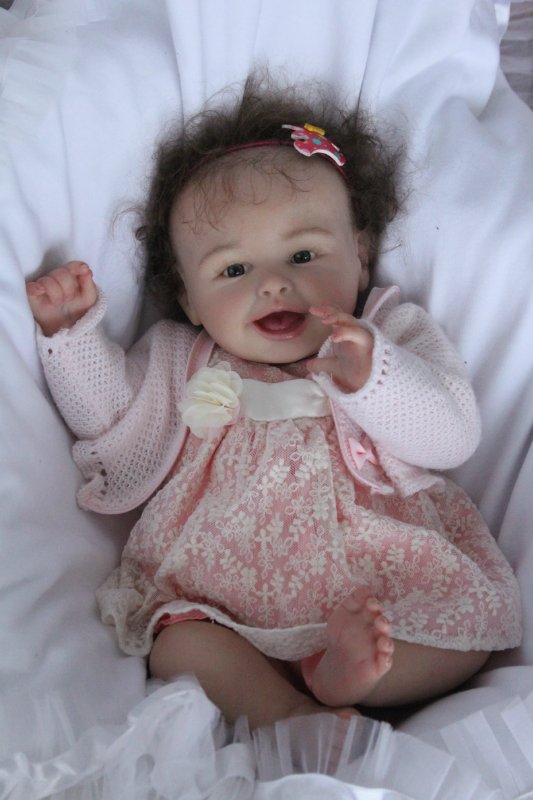 Девочка Весна, кукла-реборн Элины Кудрявцевой