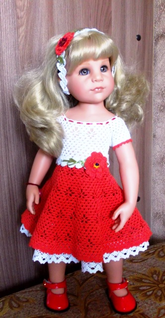 Новые наряды для Готц и платьице для куклы детства (фото 3)