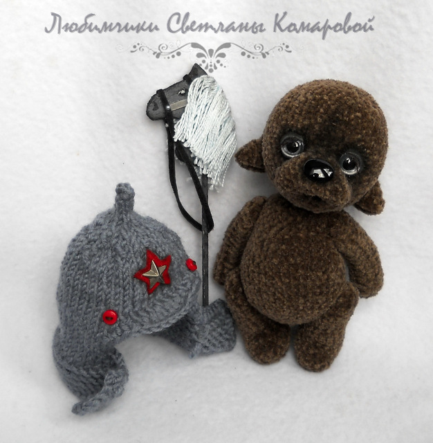 От героев былых времён — Вязаные игрушки и амигуруми: крючком (фото 6)