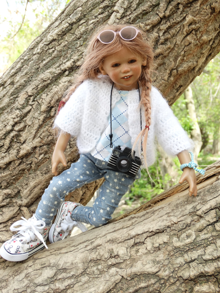 Девочки из разных эпох. Куклы Аннет Химштедт. Или с любимыми не расставайтесь (фото 10)