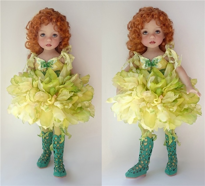 Мои пионы, Мона — Куклы Dianna Effner (Эффнер) из винила: Little Darling