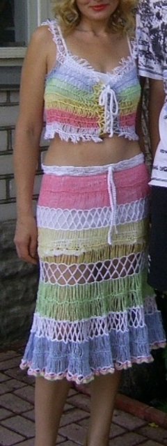 Если дать мне в руки пряжу, спицы, "вилку" и крючёк... - часть вторая, вилочная (фото 3)