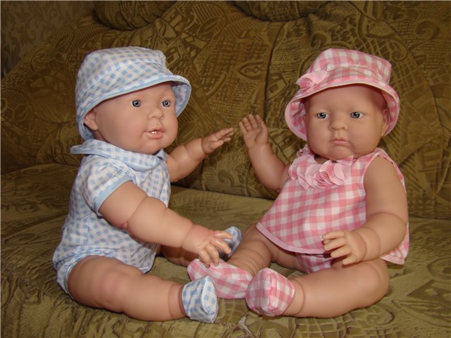 Сладкая парочка из летней коллекции. Испанские куклы Berenguer (фото 4)