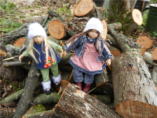 Мои крохотульки на природе. Клубные куколки от Аннет Химштед