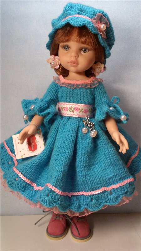 "Голубые мечты". Платье для куклы Паола Райна | Бэйбики "Голубые мечты". Платье для куклы Паола Райна (фото 2)