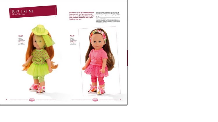 2015 Gotz Catalogue — Куклы Gotz (Готц): Ханна