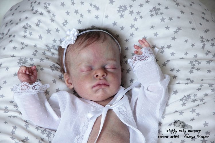 Моя принцесса Крошечка-Кокошечка. Кукла реборн Олеси Венгер