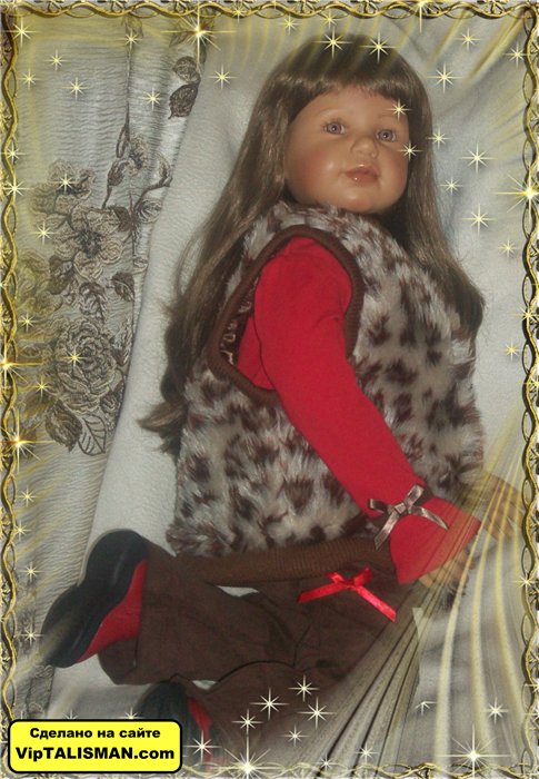 Новый наряд Мелани и фотосессия в красно-коричневых тонах (фото 3)