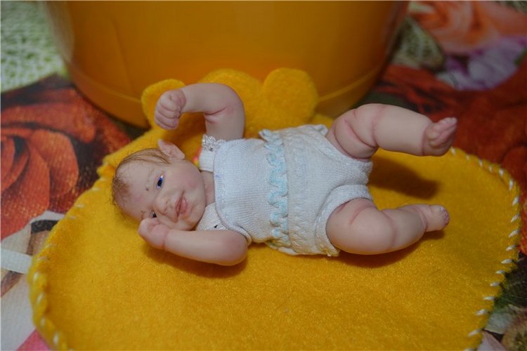 Эльфик, мини кукла ООАК Медведевой Ольги (фото 5)