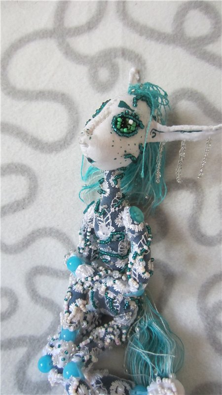 Авторская текстильная малышка Ню (фото 7)