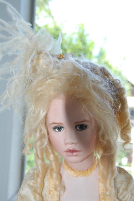 Часть 2: Прекрасная Дама эпохи Рококо. Кукла из фарфора Мишель Баркер (фото 5)