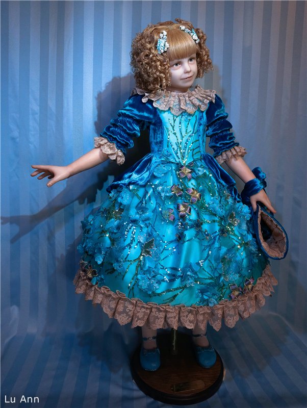 Маленькая принцесса продолжение. Авторская кукла ручной работы (фото 9)
