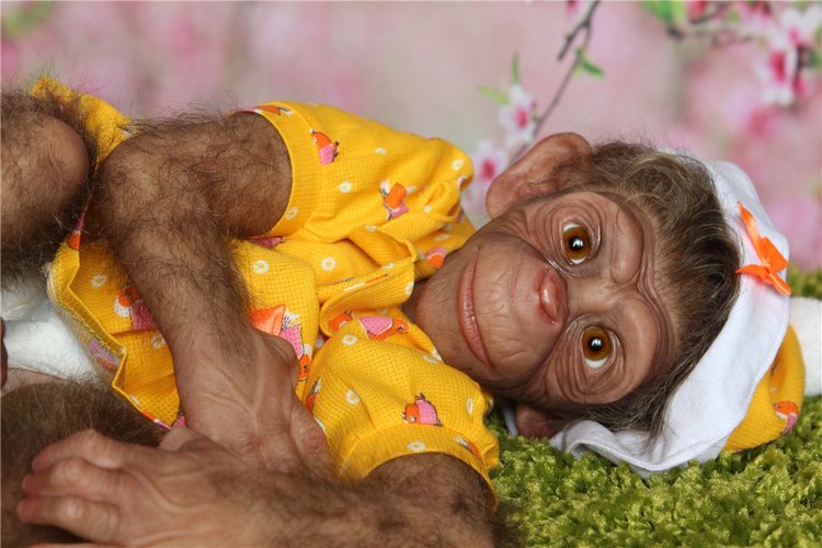 Мартышка номер два. Кукла реборн Светланы Преображенской