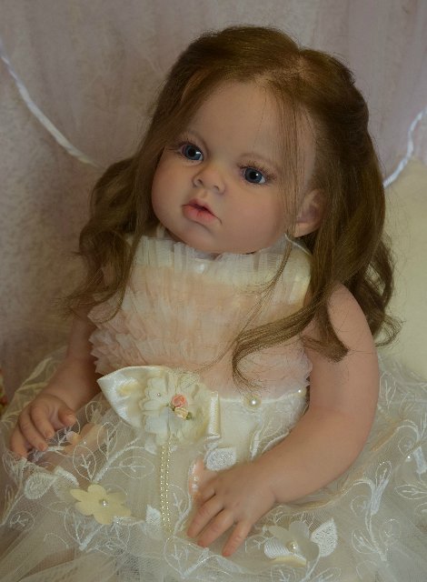 Моя первая большая девочка реборн Ариша