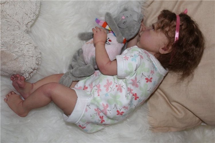 Малышка-реборн из молда Маленка (фото 7)