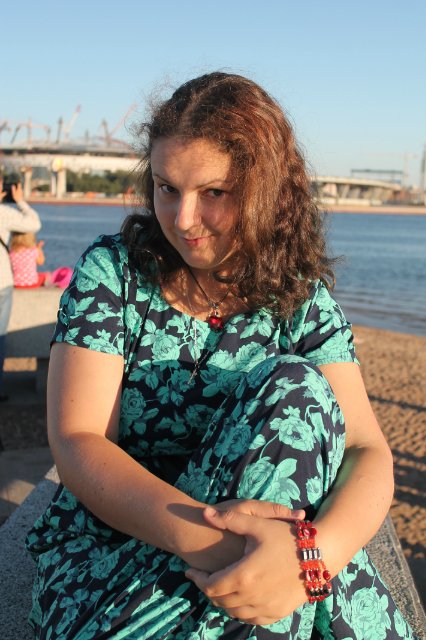 Парк 300-летия Петербурга. Летняя прогулка с Мишелем. Очень много фото