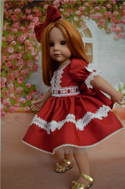 Красное платье для Ханночки | Бэйбики Красное платье для Ханночки (фото 8)