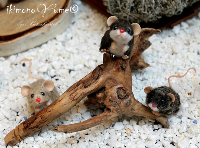 Миниатюрные создания — Игрушки в смешанной технике (мех и глина): Арт (фото 8)