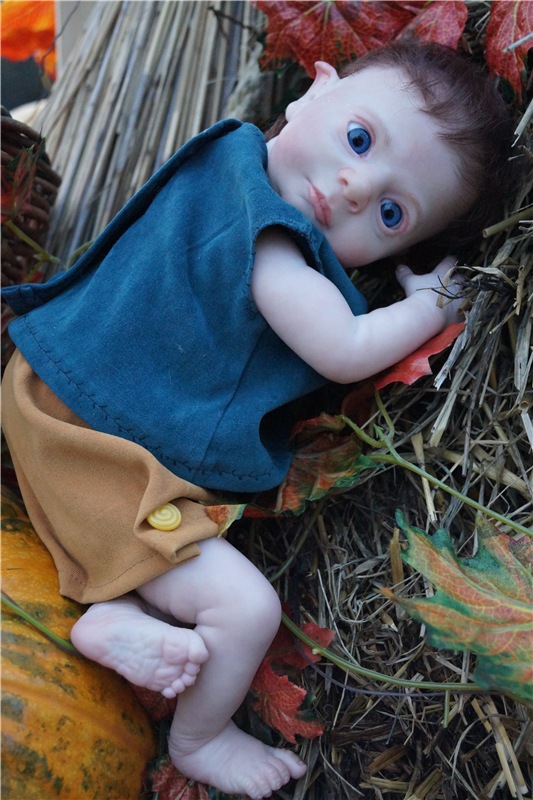 Осенний эльфик Ждан-кукла реборн Рязановой Елены (фото 7)