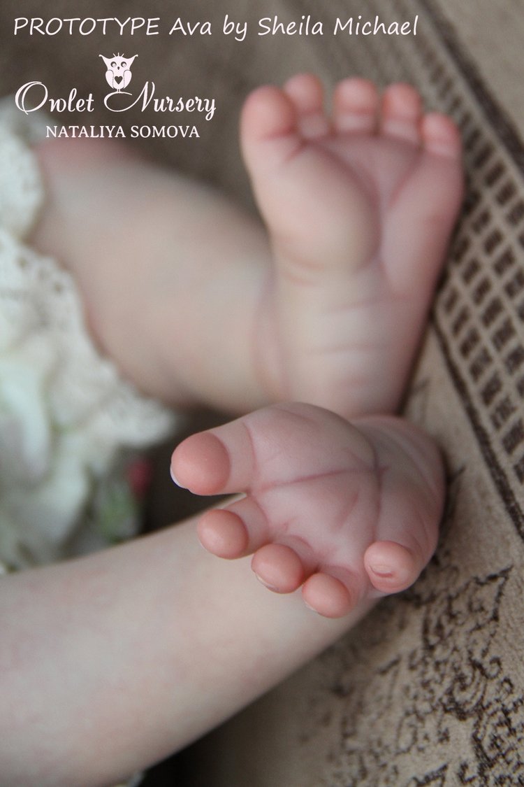 Сильвия - мой прототип Ava от скульптора Sheila Michael. Кукла реборн Наталии Сомовой (фото 4)