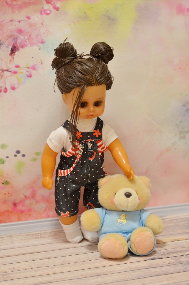 ООАК старенькой немочки — Ремонт кукол СССР и ГДР (немок): чернота (фото 4)