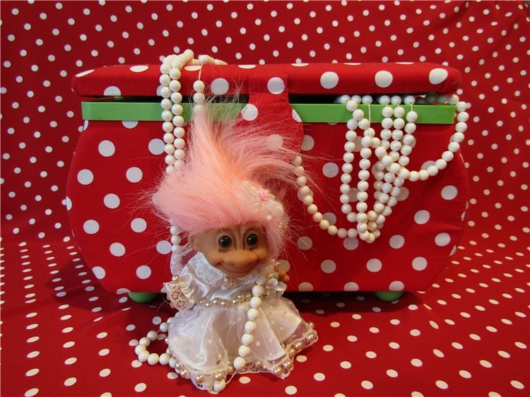 Настроение - в "горошек" — Игрушки Тролли (Trolls): винтажные Dam и Russ (фото 2)