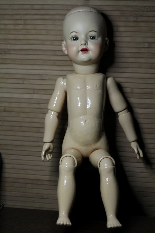 Реставрация антикварной куклы. Первая. Мне было не легко