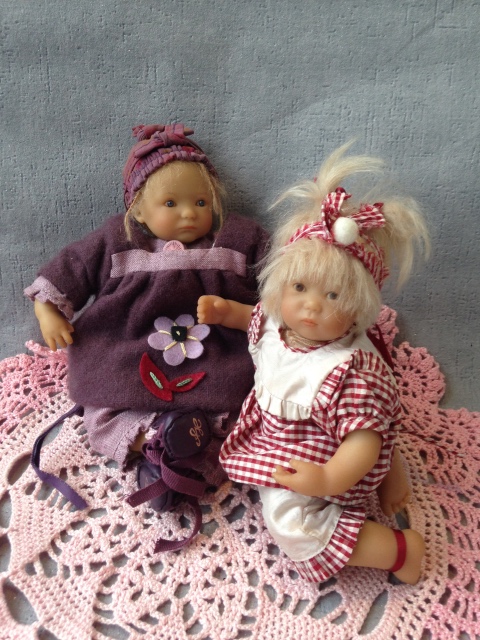 Забавные клубные коллекционные куколки от A. Himstedt - Мирте, Кати, Лизхен