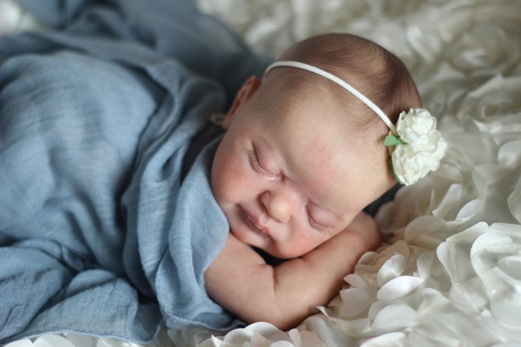 Новорожденная девочка. Кукла реборн Светланы Преображенской