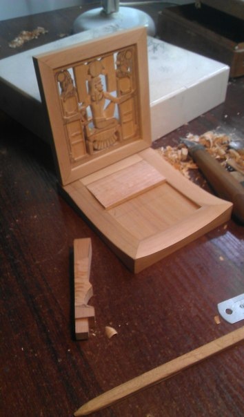 Эксклюзивная кукольная мебель.Трон Тутанхамона (фото 2)