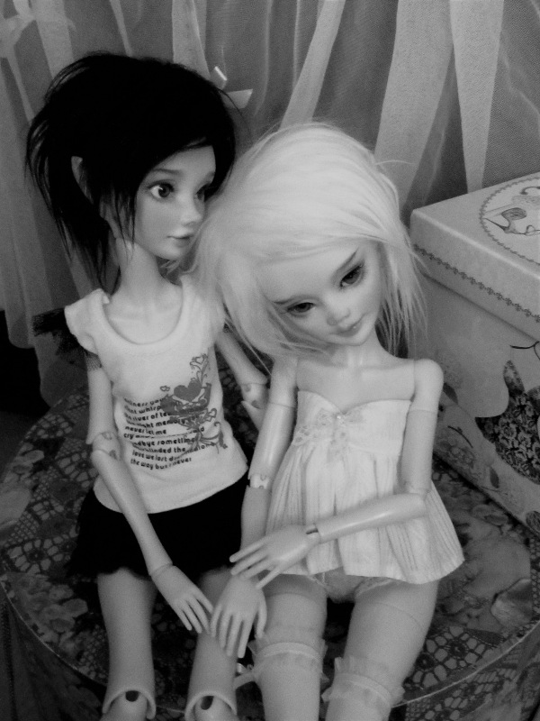 Черно-белое — Куклы Somniadolls (Наталья Долозова): российские BJD (БЖД) (фото 3)