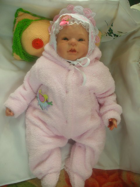 Моя малышка Снежинка дома! Реалистичная кукла реборн (фото 10)