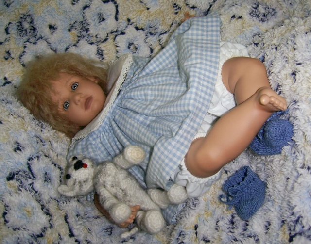 Коллекционная кукла от Ruth Treffeisen