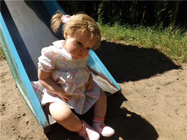 Летняя прогулка Танечки. Кукла реборн
