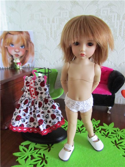 Аленка - модница. Кукла BJD (фото 2)