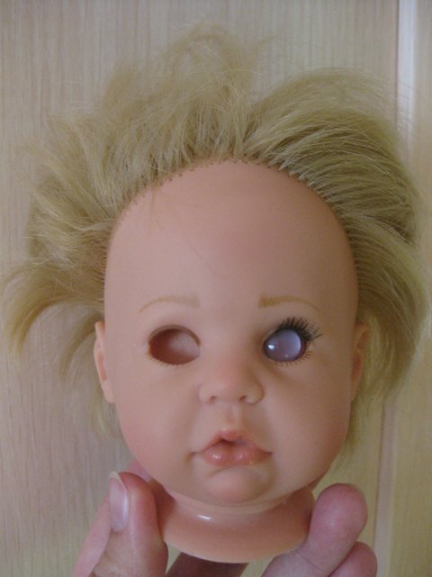 Gotz Muffin. Замена глаз кукле своими руками (фото 2)