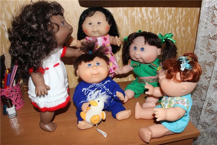 Наш новенький мальчишка Cabbage Patch Kids