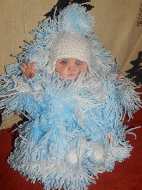 В голубых тонах. Мои вязалочки | Бэйбики В голубых тонах. Мои вязалочки (фото 5)