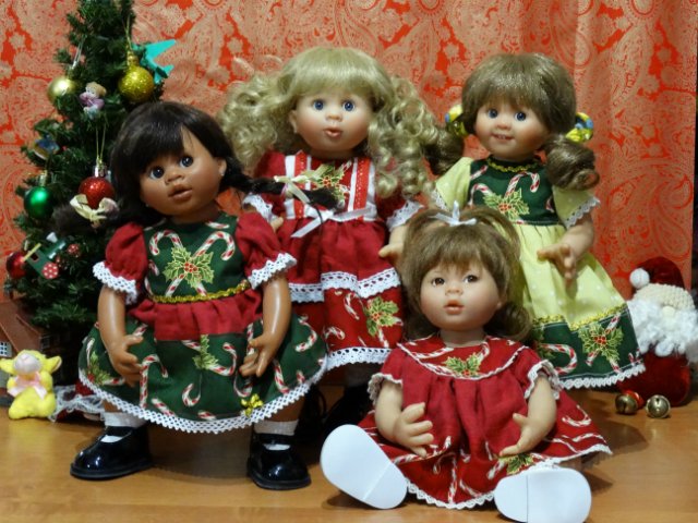 Ёлка в моём детском саду — Одежда и обувь для кукол своими руками: фото