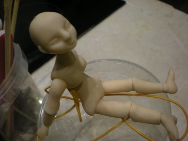 Очередная "моя первая шарнирная кукла"