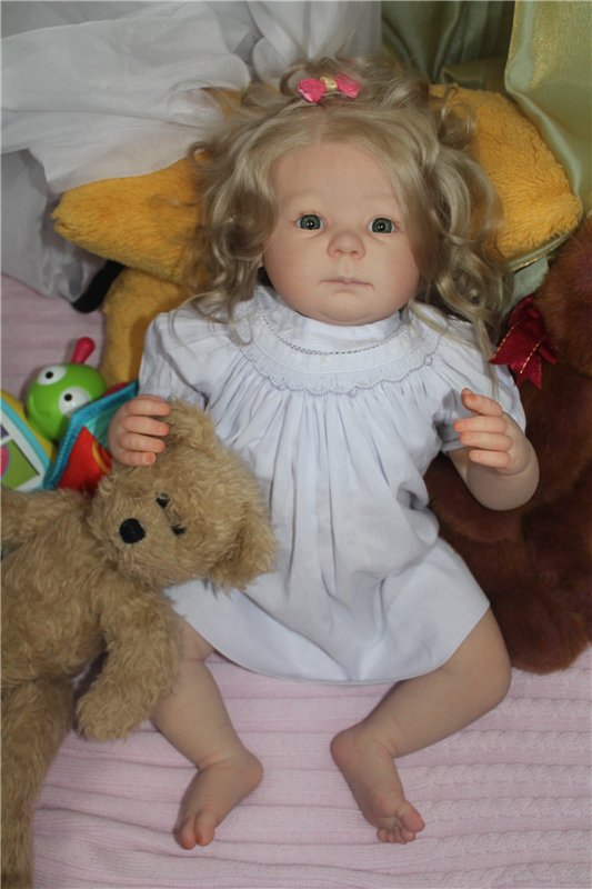 Куколка реборн Анечка. Очень нежная моя крошка. Скоро едет к своей мамочке (фото 2)