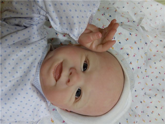 Томми улыбашка реборн. Второй подходик к этому замечательному молдику