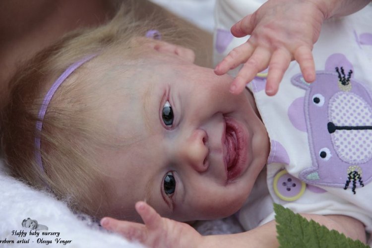 Мой солнечный лучик, моя радуга, мое счастье, моя Милена, Миленочка, Милеша. Кукла реборн Олеси Венгер